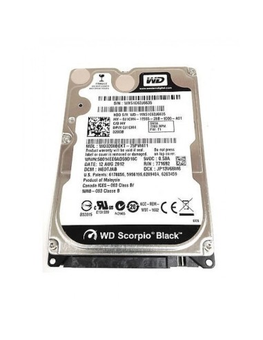 DELL WD 320GB SATA 7.2K WD3200BEKT 0J1CM4
