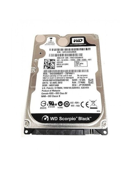DELL WD 320GB SATA 7.2K WD3200BEKT 0J1CM4