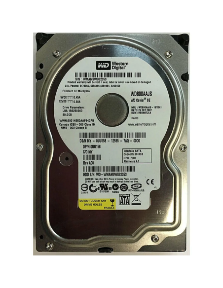 DYSK DELL 80GB SATA HDD 7.2K 3,5 0UU158
