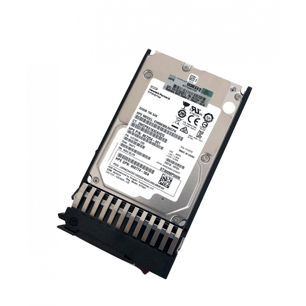 DYSK HP 300GB SAS 15K 12G 2,5 RAMKA 867254-001