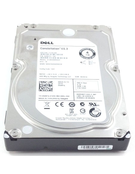 DYSK DELL ST4000NM0023 4TB SAS 6G 7.2K 3,5 0529FG