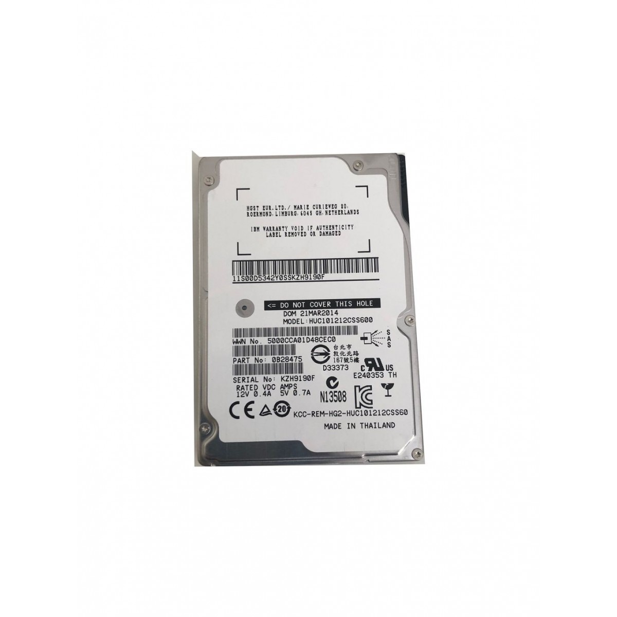 DYSK HGST 1,2TB SAS 6Gb 10K 2,5 HUC101212CS600 DYSK HGST 1,2TB SAS 6Gb 10K 2,5 HUC101212CS600
