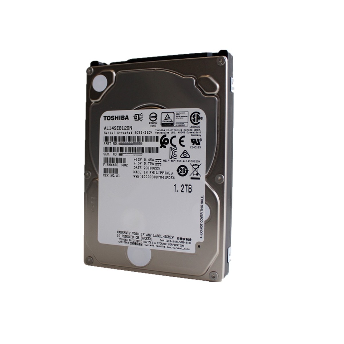 EMC TOSHIBA AL14SEB120N 1.2TB SAS 10K 12G 2,5