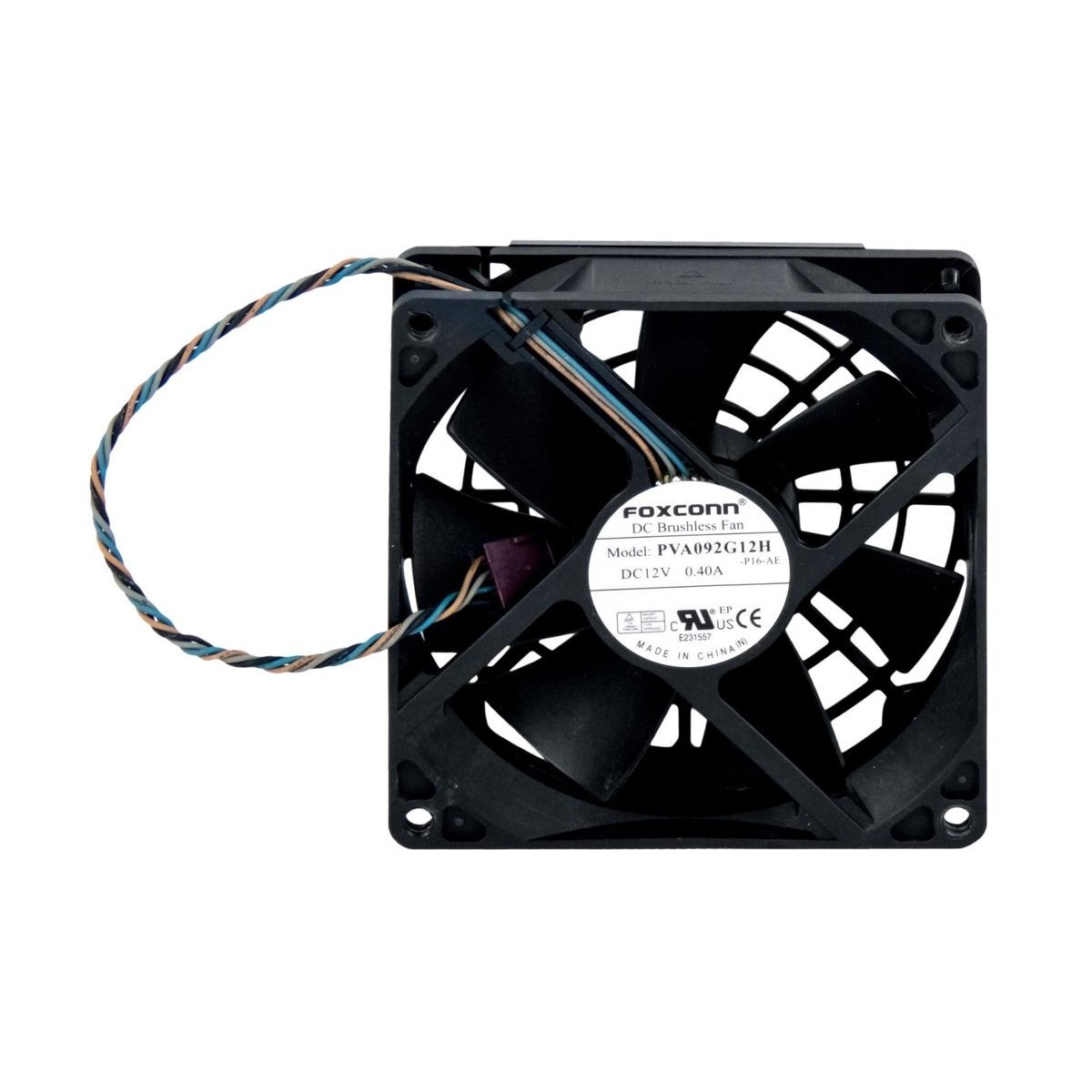 WENTYLATOR WIATRAK FOXCONN DC 12V 0.40A 92x92x25MM 4-PIN PVA092G12H