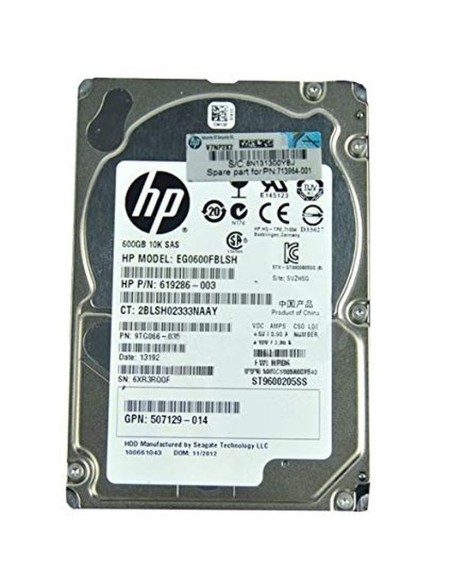 DYSK HP 600GB SAS 10K 6G 2,5 619286-003