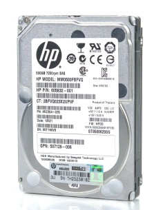 HP 500GB SAS 7.2K 6G 2,5 MM0500FBFVQ 605832-001