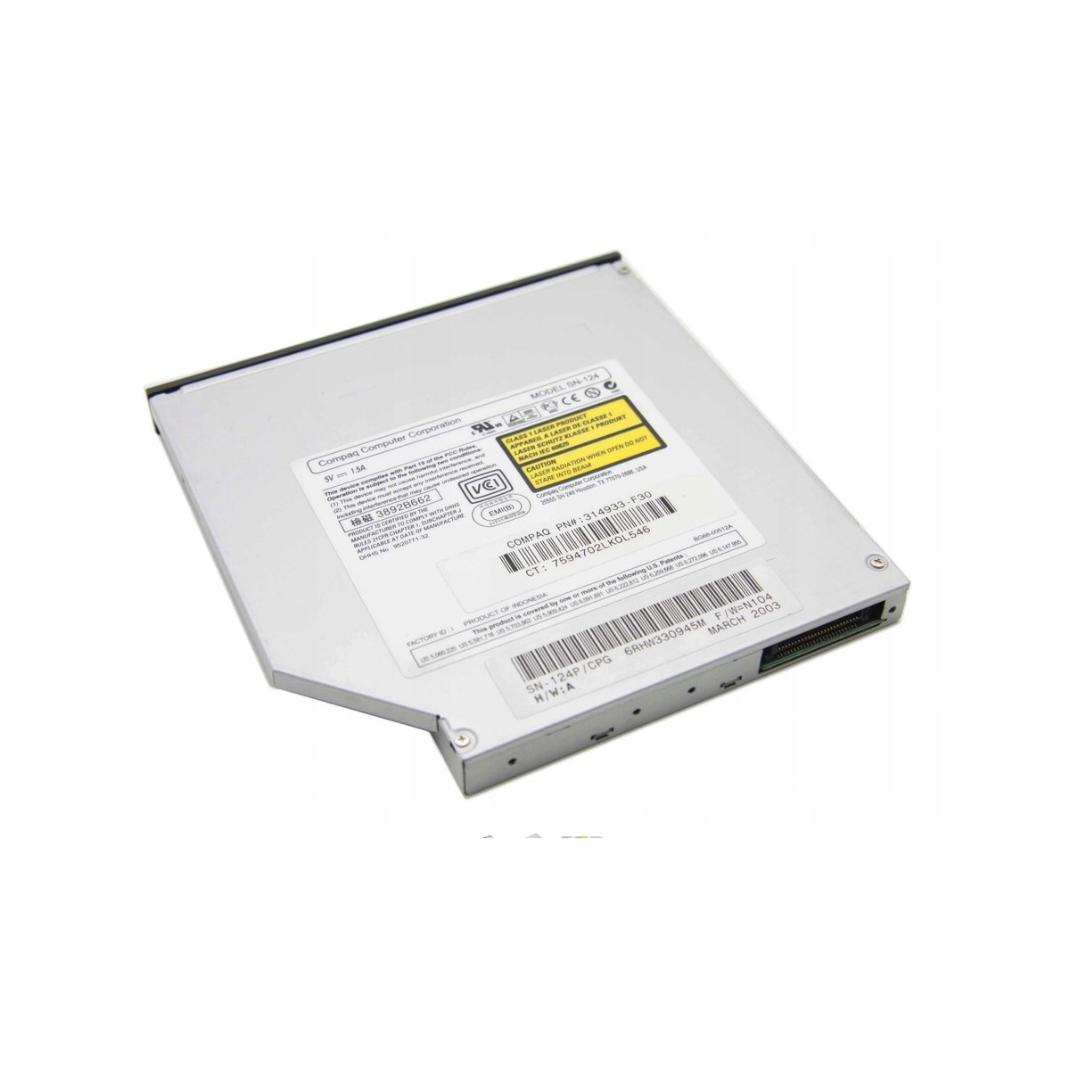 NAPED CD-ROM IDE  HP DL360/380 SN-124 314933-F30