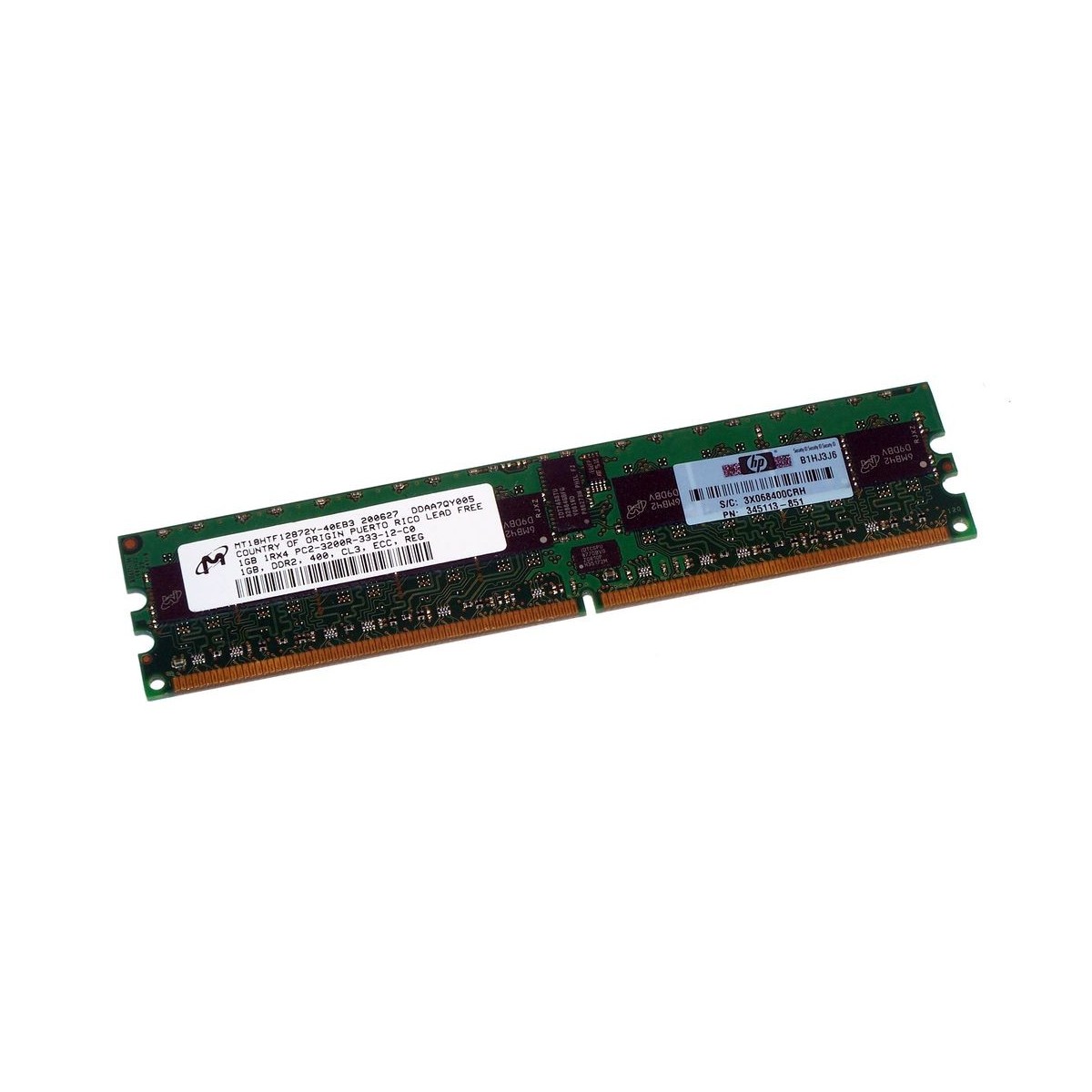 PAMIEC HP 1GB 1Rx4 PC2-3200R ECC REG 345113-851