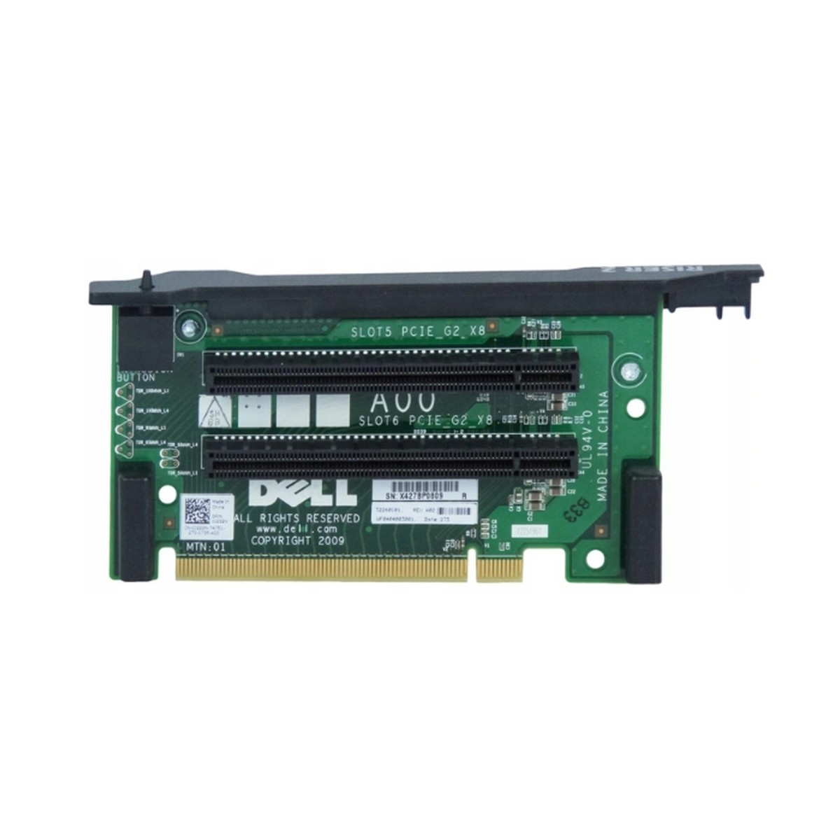 RISER CARD DELL POWEREDGE R810 R715 PCIE 0J222N