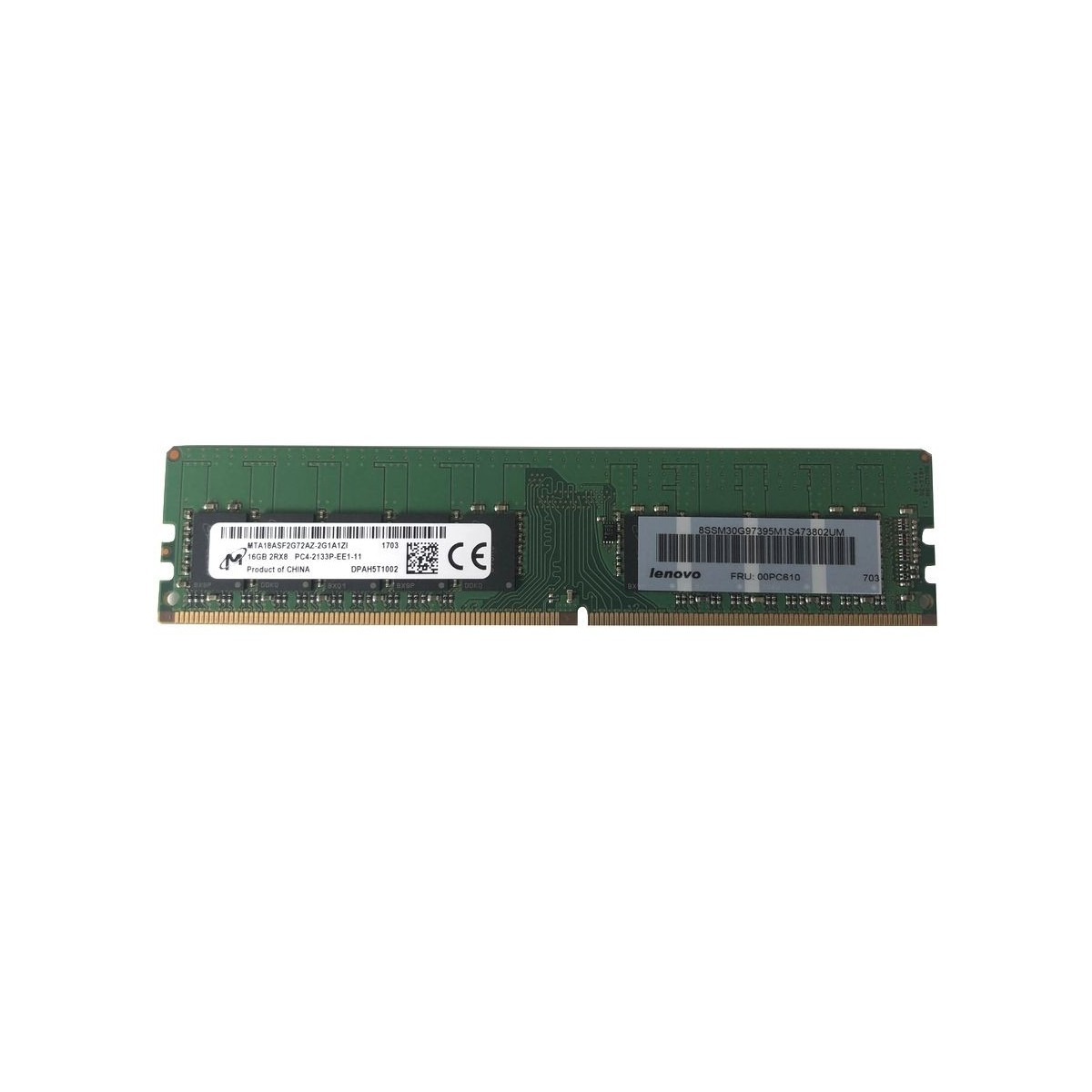 LENOVO MICRON 16GB PC4-2133P ECC UDIMM 00PC610
