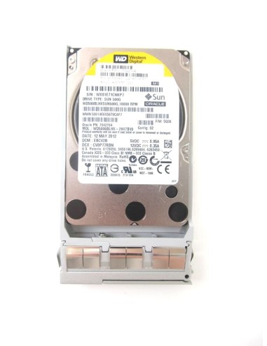 SUN WD 500GB SATA 10K 3G 7042768 RAMKA 2,5