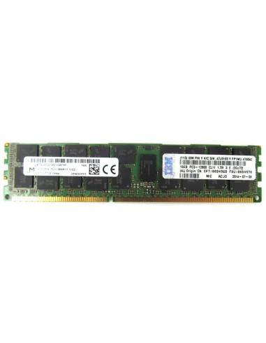 PAMIEC IBM 16GB 2Rx4 PC3-12800R 00D4970
