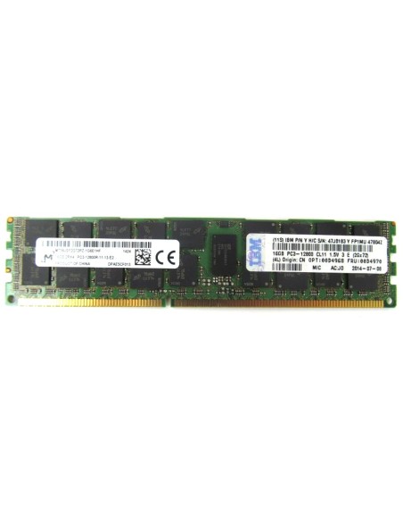 PAMIEC IBM 16GB 2Rx4 PC3-12800R 00D4970