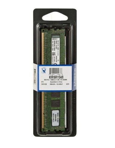KINGSTON 8GB 1Rx4 PC3-12800R KVR16R11S4/8