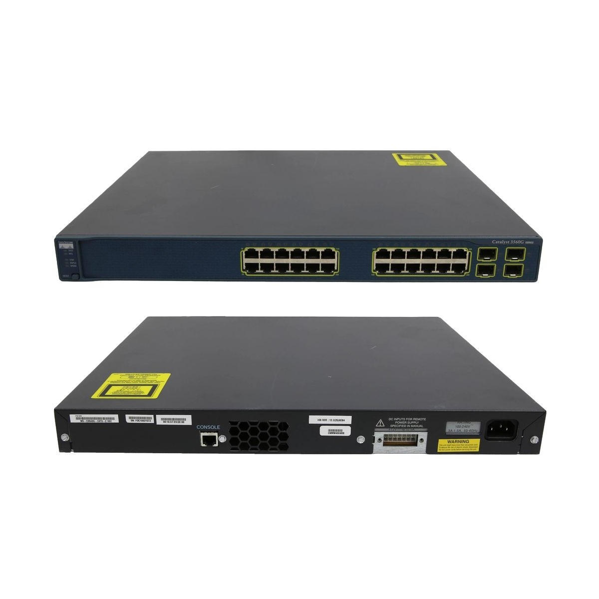 CISCO CATALYST WS-C3560G-24TS-E 24x1GB