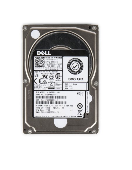 DYSK DELL TOSHIBA 300GB SAS 10K 12G 2,5 0FF02R