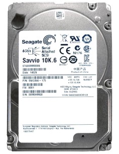 SEAGATE SAVVIO 10K.6 600GB SAS 6G 2,5 ST600MM0006
