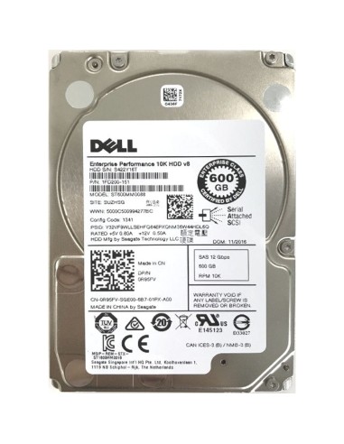 DELL ENTERPRISE 10K v8 600GB SAS 12G 2,5 0R95FV