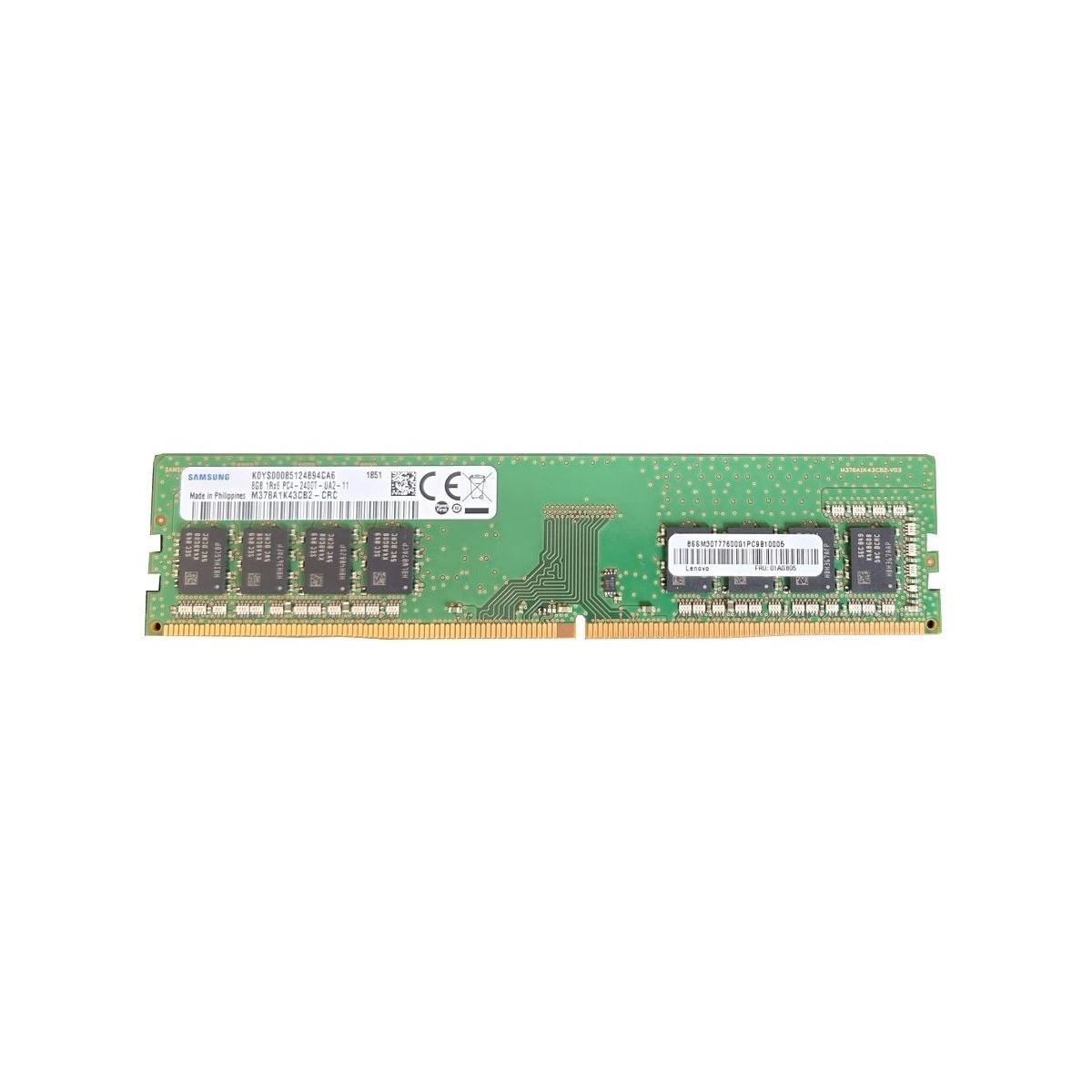 SAMSUNG 8GB PC4-2400T NON ECC M378A1K43CB2-CRC SAMSUNG 8GB PC4-2400T NON ECC M378A1K43CB2-CRC