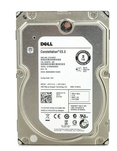DYSK DELL ENTERPRISE SEAGATE 2TB SAS 6G 7.2K 3,5 9ZM275-150 01P7DP