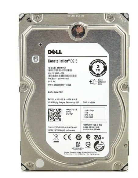 DYSK DELL ENTERPRISE SEAGATE 2TB SAS 6G 7.2K 3,5 9ZM275-150 01P7DP