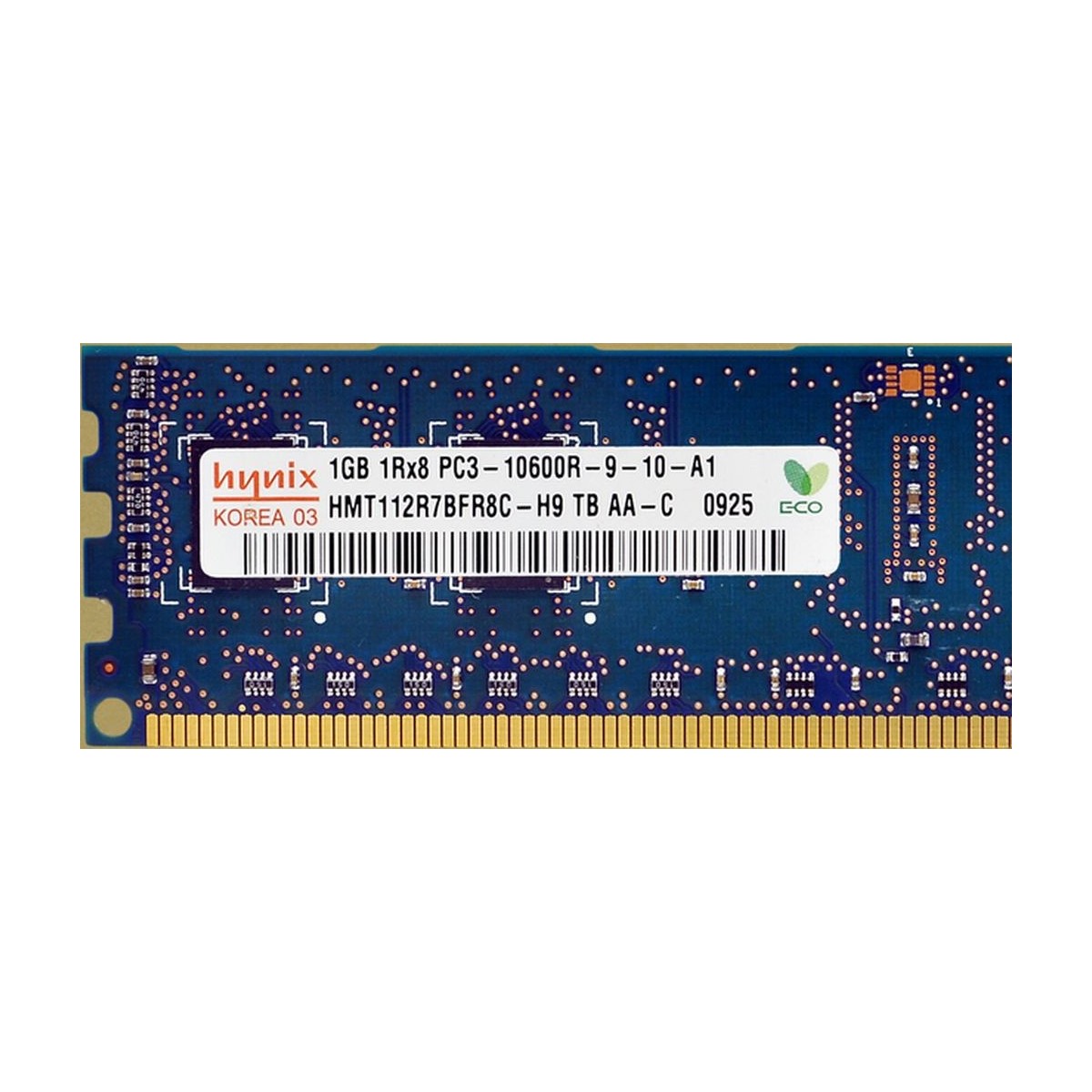 PAMIEC HYNIX 1GB 1RX8 PC3-10600R  HMT112R7BFR8C