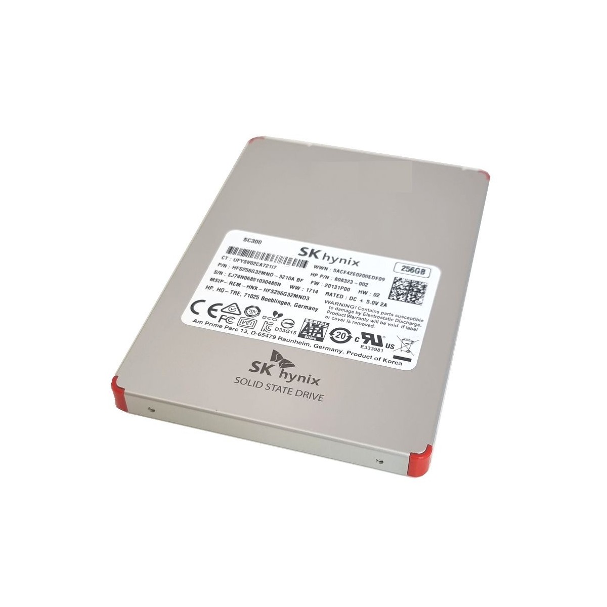 HP HYNIX SC300 256GB SSD SATA MLC 6G 2,5 808323-002